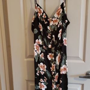 Aero floral maxi dress